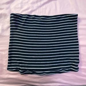 Black shirt with strips